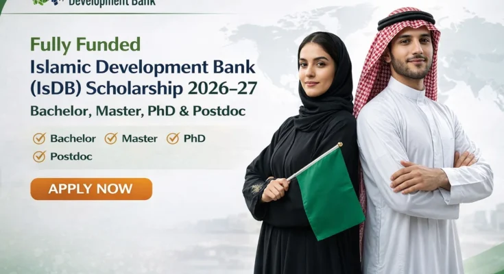 Fully Funded Islamic Development Bank (IsDB) Scholarship 2026–27 | Bachelor, Master, PhD & Postdoc
