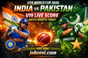 India vs Pakistan U19 LIVE Score – U19 World Cup 2026 Match Updates Today
