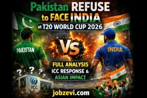 Pakistan Refuse to Face India at T20 World Cup 2026 – Full Analysis, ICC Response & Asian Impact
