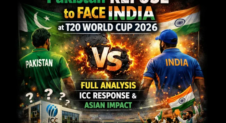 Pakistan Refuse to Face India at T20 World Cup 2026 – Full Analysis, ICC Response & Asian Impact